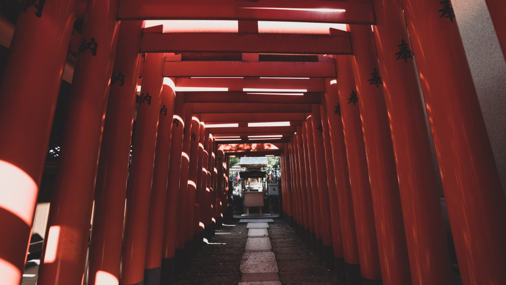 Tenmangu Shrine Torii Osaka
