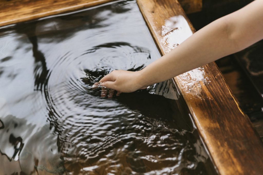 Warm Water In Onsen