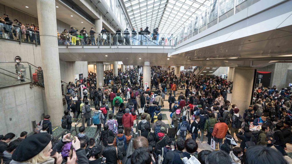 Crowded Tokyo Big Sight