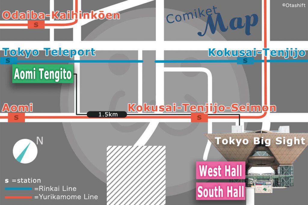 Comiket Access Map