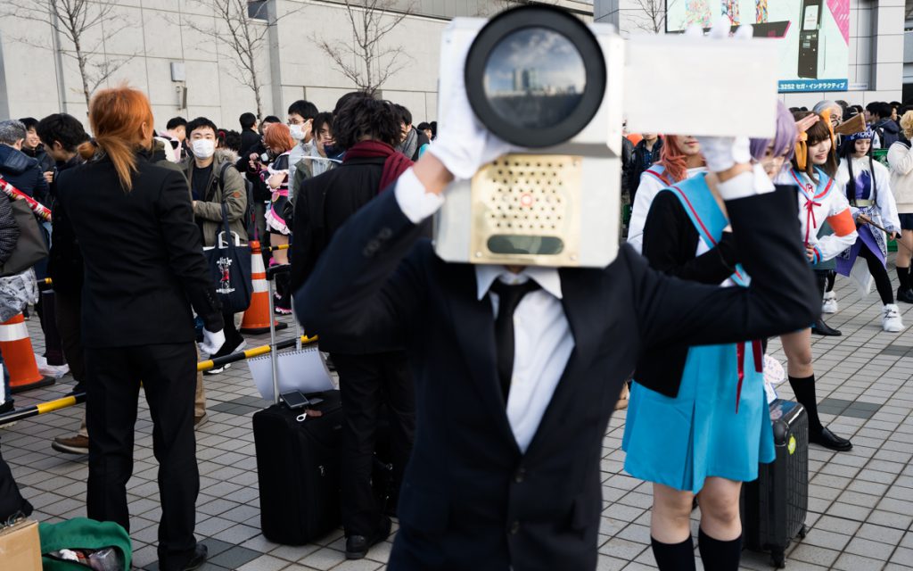 Cosplayer at comiket 95