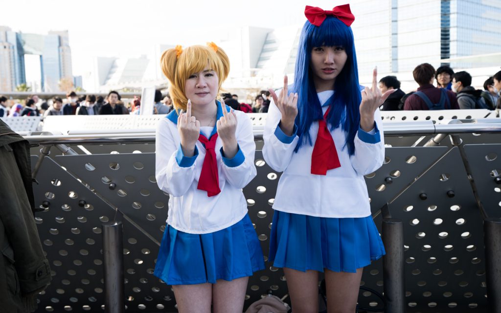 Cosplayer at comiket 95