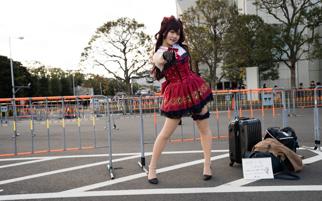 Cosplayer at comiket 95