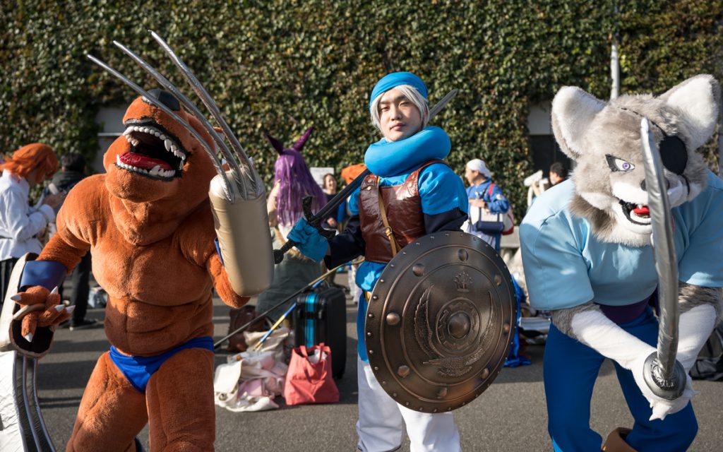 Cosplayer at comiket 95