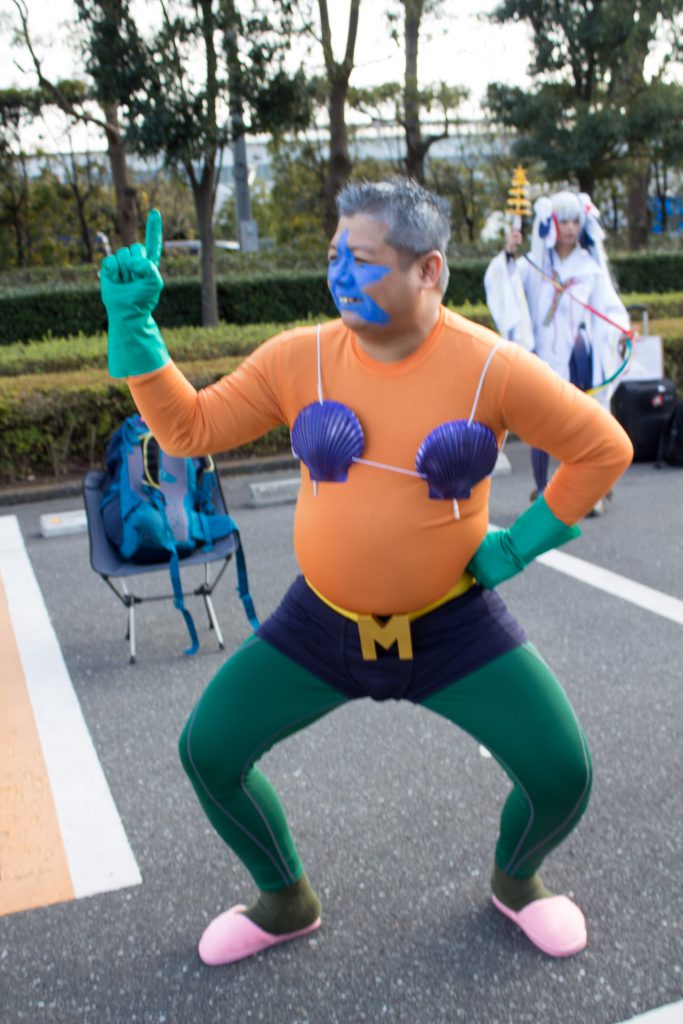 Sponge Bob Mermaid Man at Comiket 95