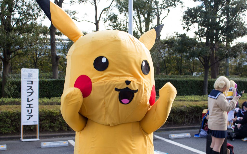 Pikachu Pokemon cosplay at Comiket 95