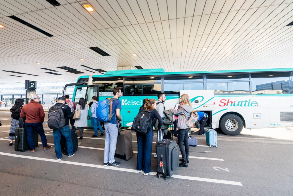 Keisei shuttle bus from Narita International Airport