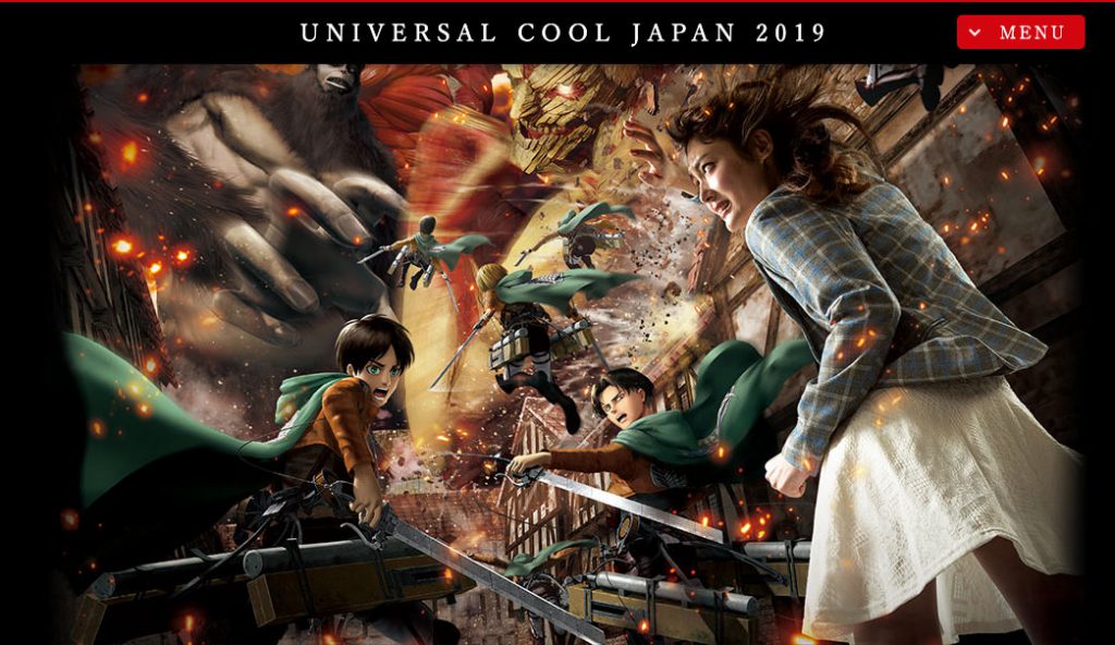 Shingeki no kyojin the real at USJ