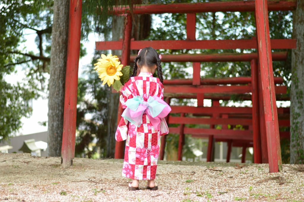 Kid with yukata