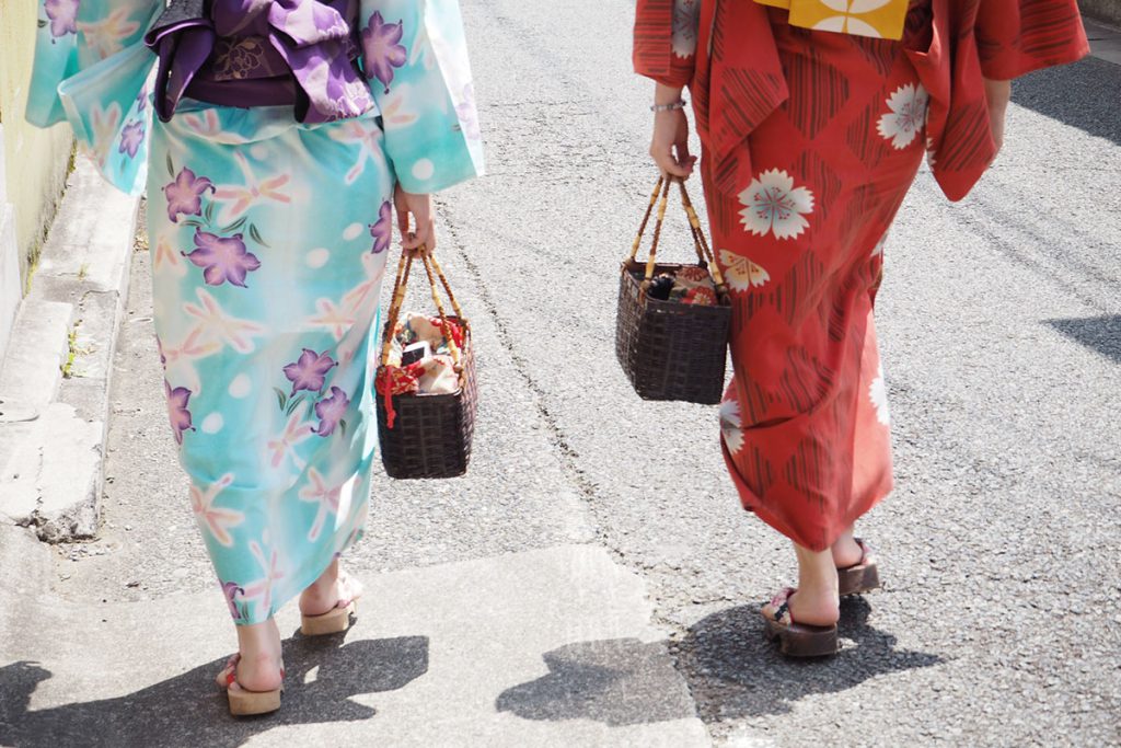 Bag for yukata