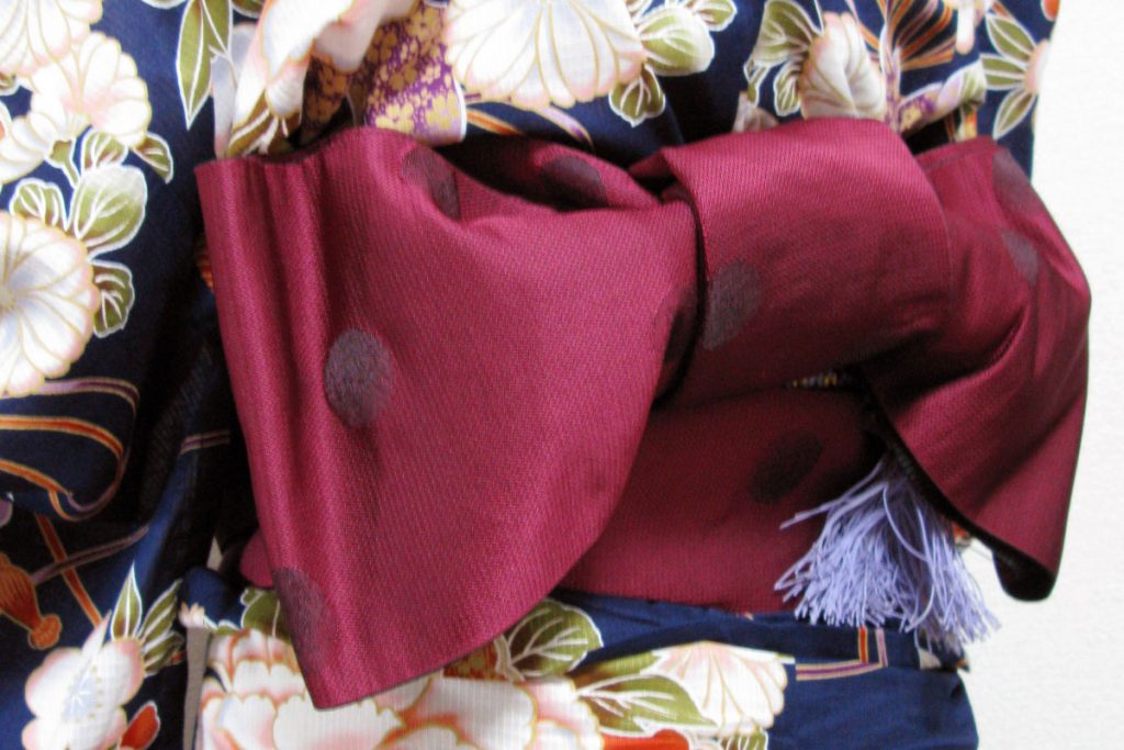 Obi: belt for yukata