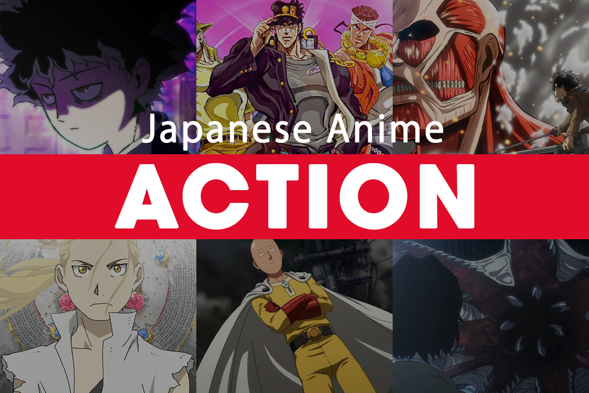 Japanese action anime