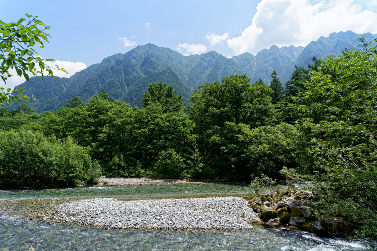 Azusa River, near the Tashiro bridge