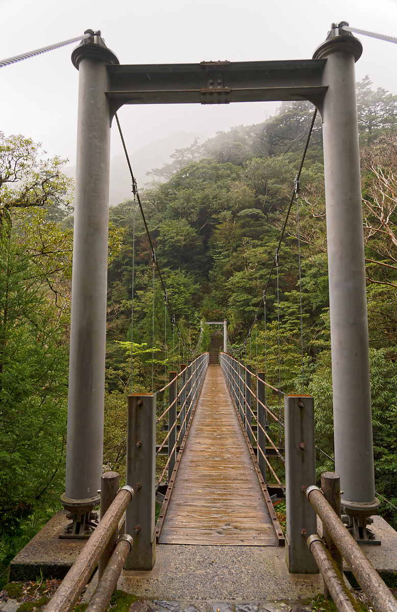 Bridge on Shiratani Unsuikyo (vertical)