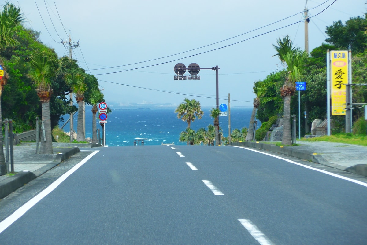 Driving in Yakushima