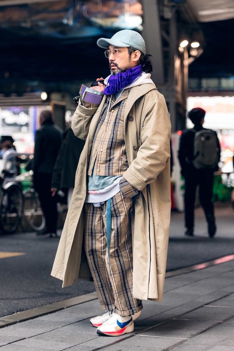 Japan street fashion dull colored long coats