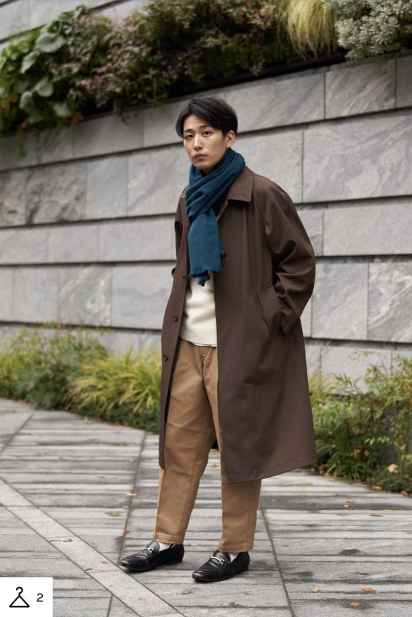 Blocktech oversized coat Uniqlo